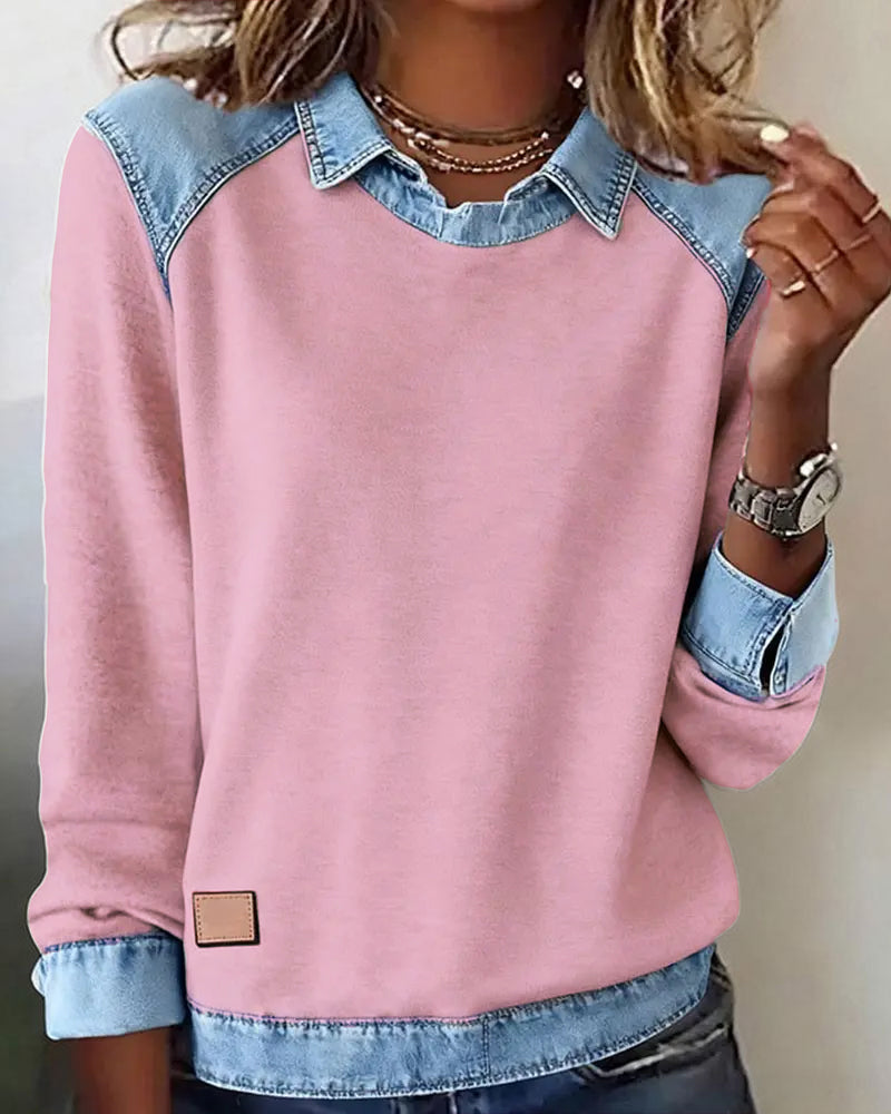 Luxe | Chic Long-Sleeved Blouse