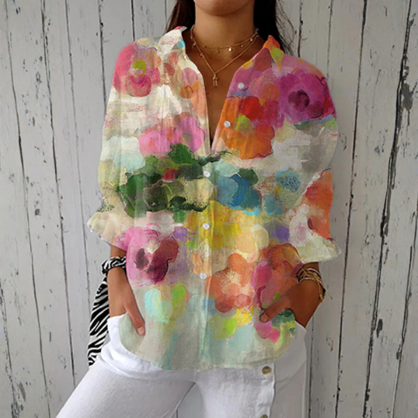 Aurelia | Dreamy Watercolour Blouse