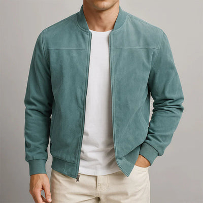Ryder | Luxe Suede Bomber Jacket