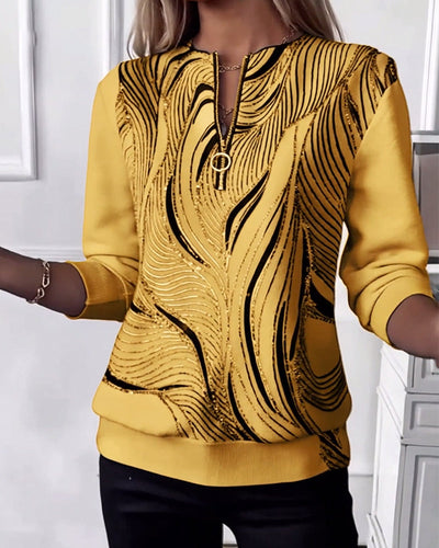 Juno | Casual Printed Sweatshirt