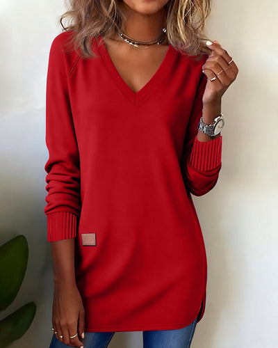 Maverick | Chic V-Neck Sweatshirt