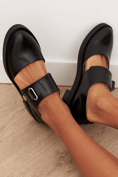 Zara | Chic Buckle Loafers