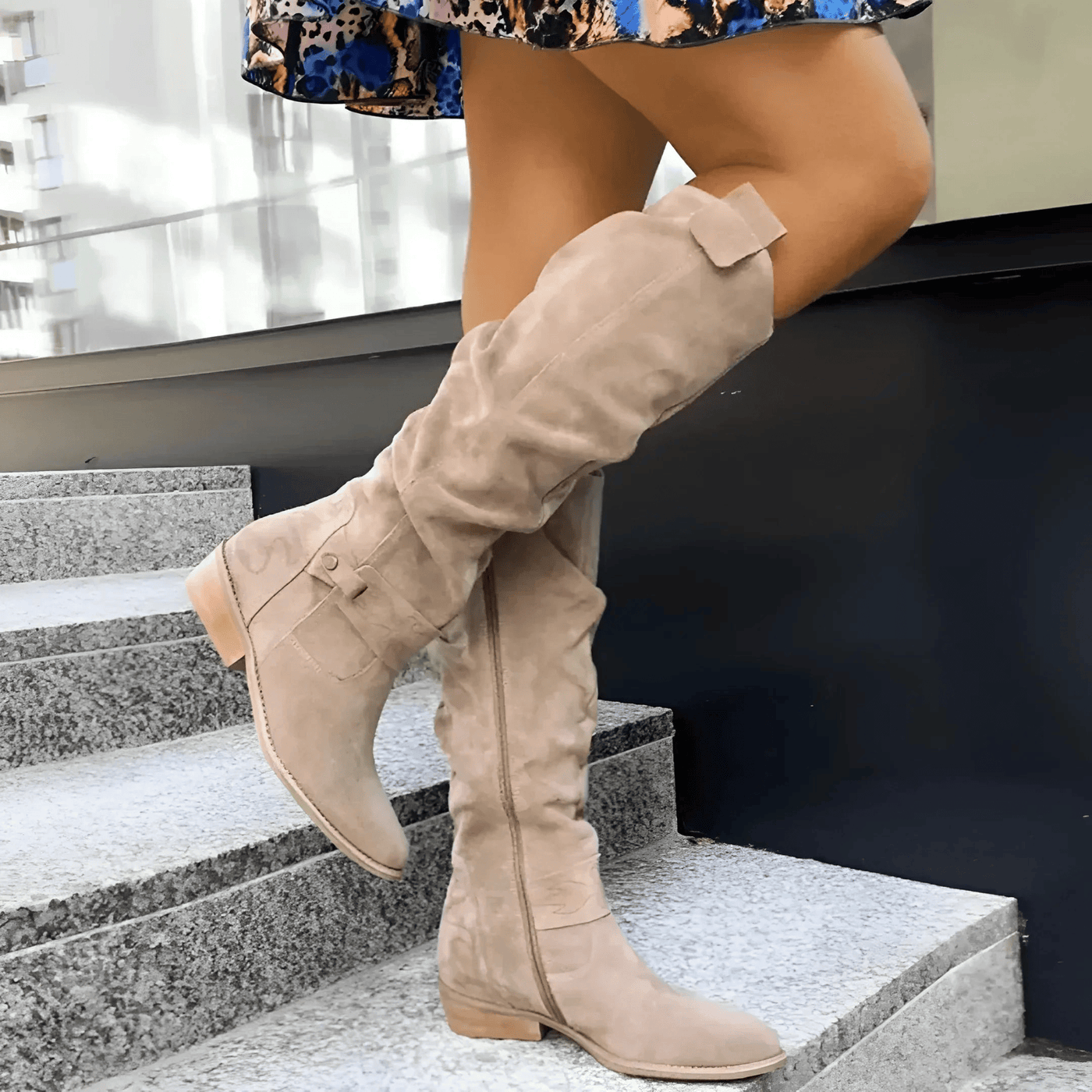 Cora | Chic Suede Knee Boots