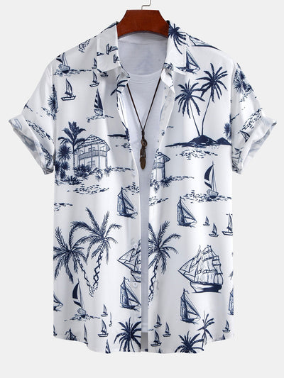Breeze | Island Print Shirt & Shorts