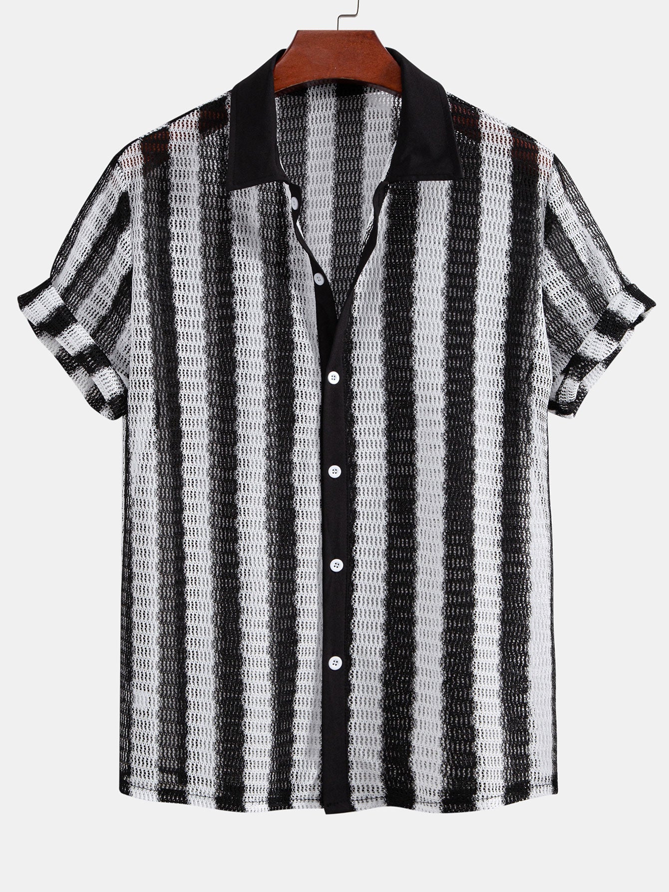 Breezy | Striped Button-Up Shirt