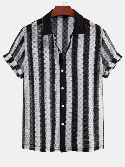 Breezy | Striped Button-Up Shirt