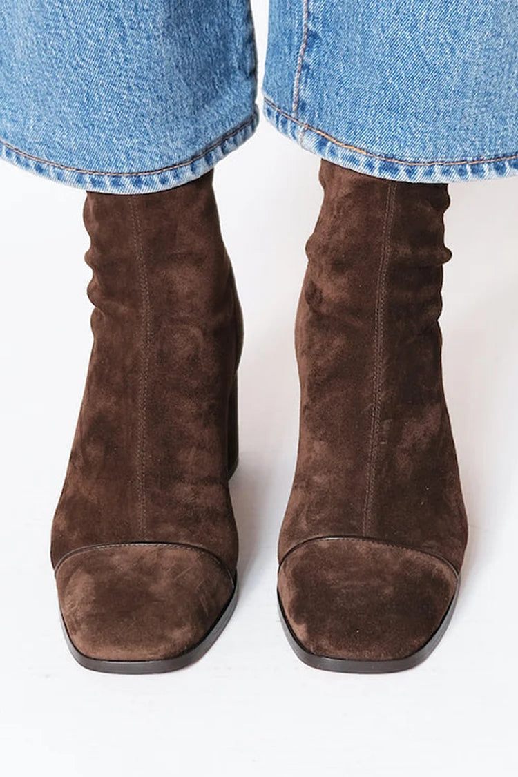 Nora | Luxurious Suede Ankle Boots