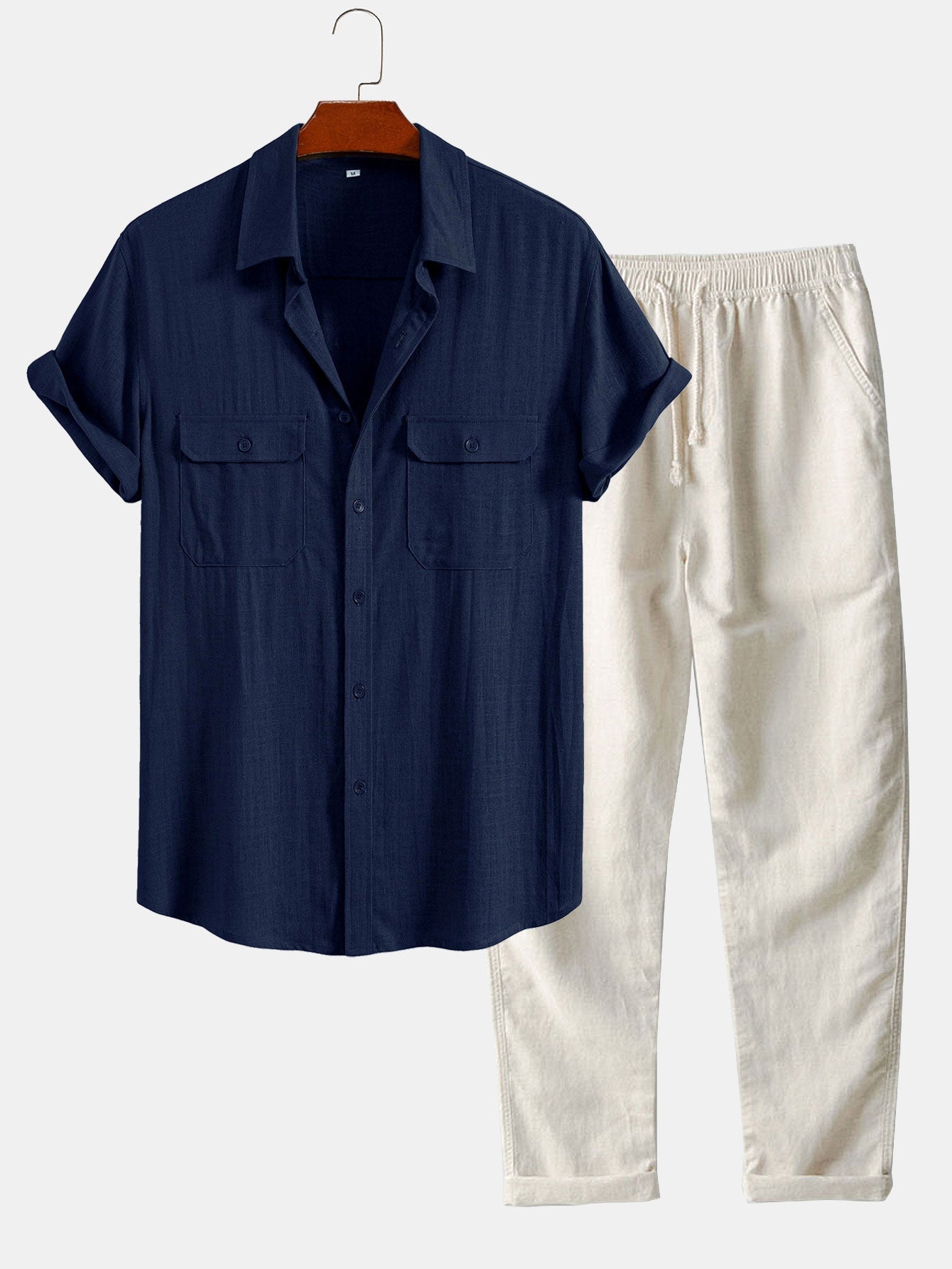 Breezy | Utility Shirt & Linen Trousers