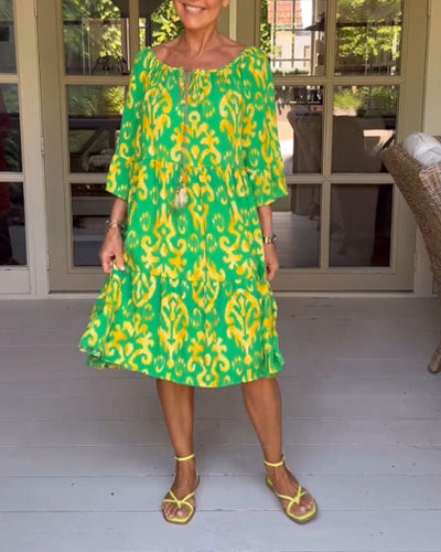 Cleo | Effortless Printed Dress