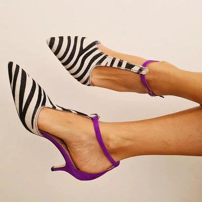 Zara | Zebra Print Heels