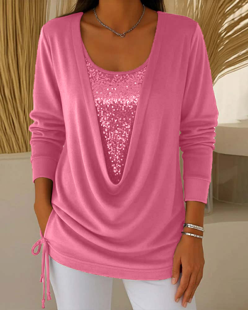 Zara | Chic Sequin Two-Piece Top