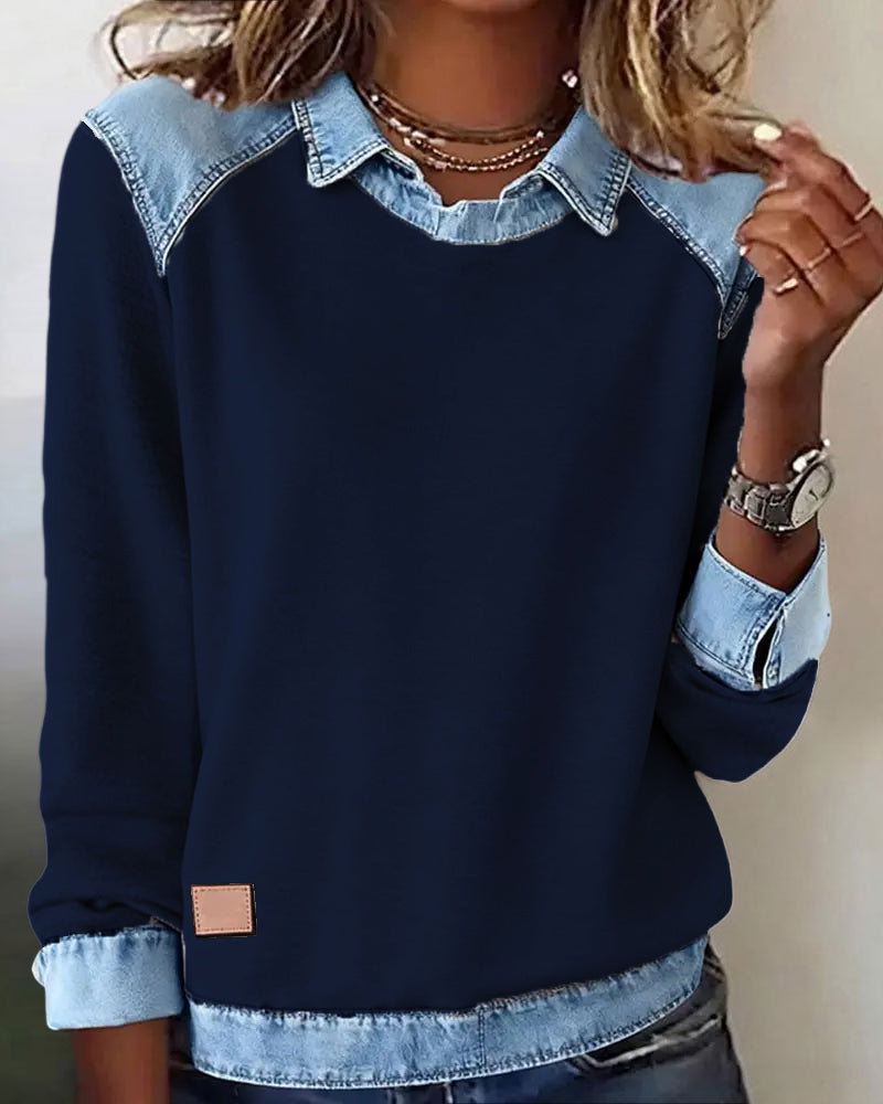 Luxe | Chic Long-Sleeved Blouse