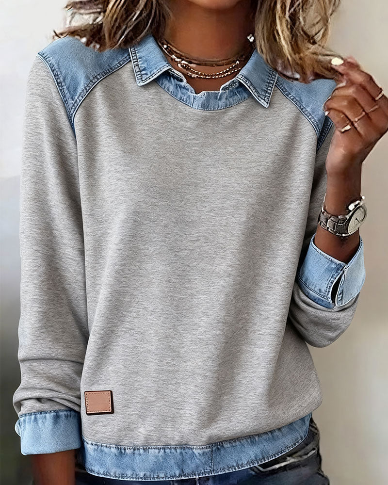 Luxe | Chic Long-Sleeved Blouse