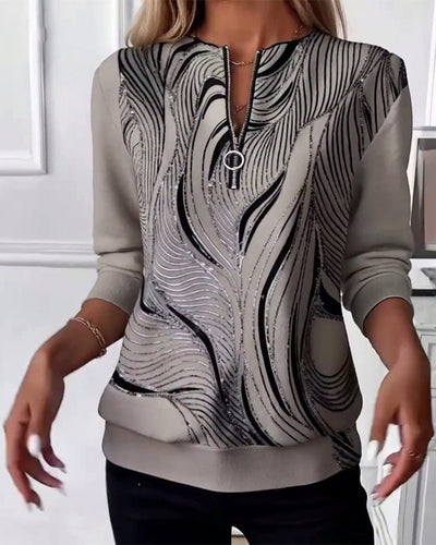 Juno | Casual Printed Sweatshirt