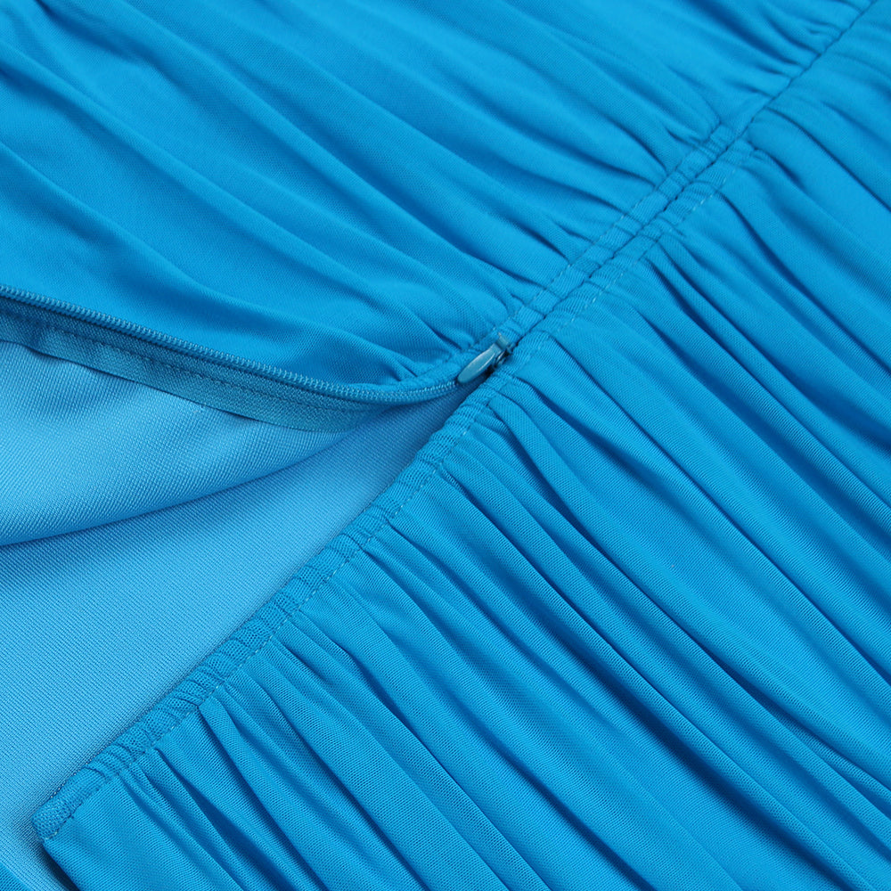 Azure | Chic Strapless Midi Dress