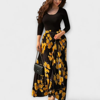 Violette | Pleated Skirt and Top Set