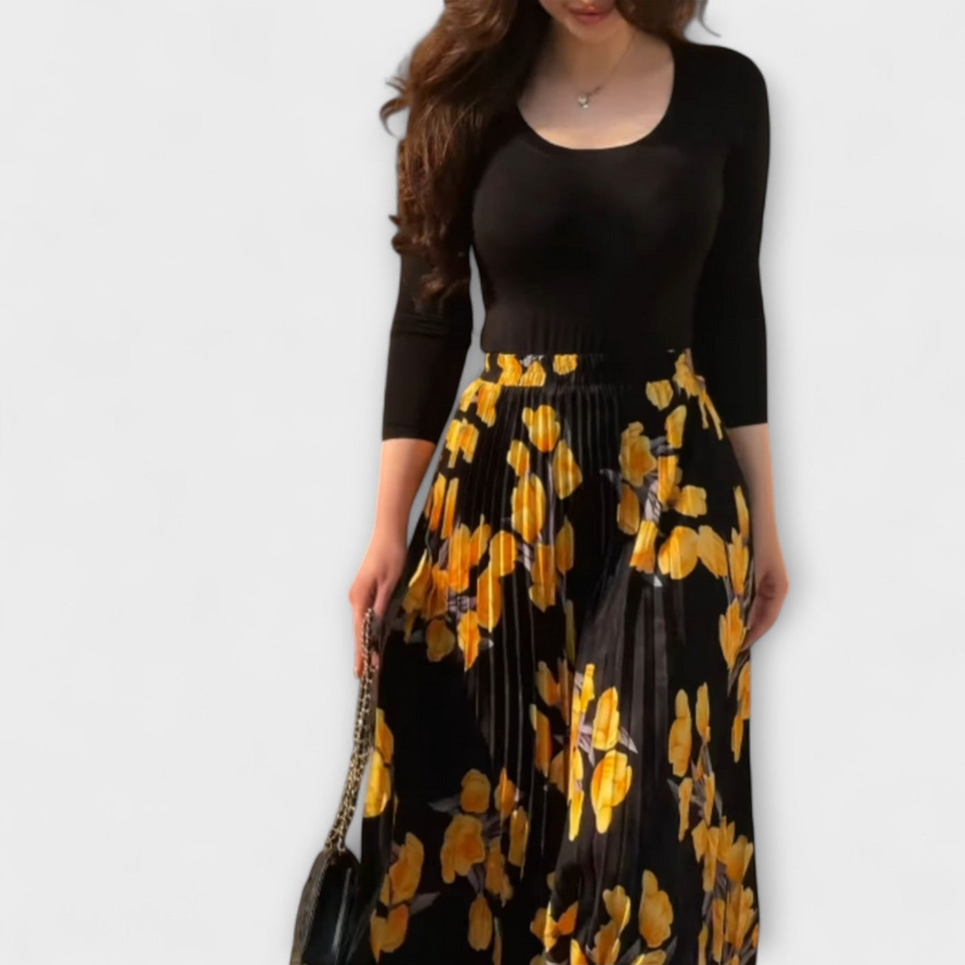 Violette | Pleated Skirt and Top Set