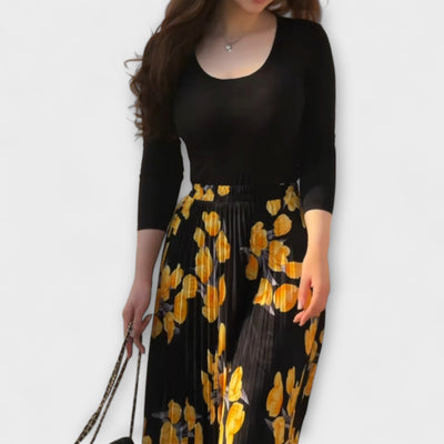 Violette | Pleated Skirt and Top Set