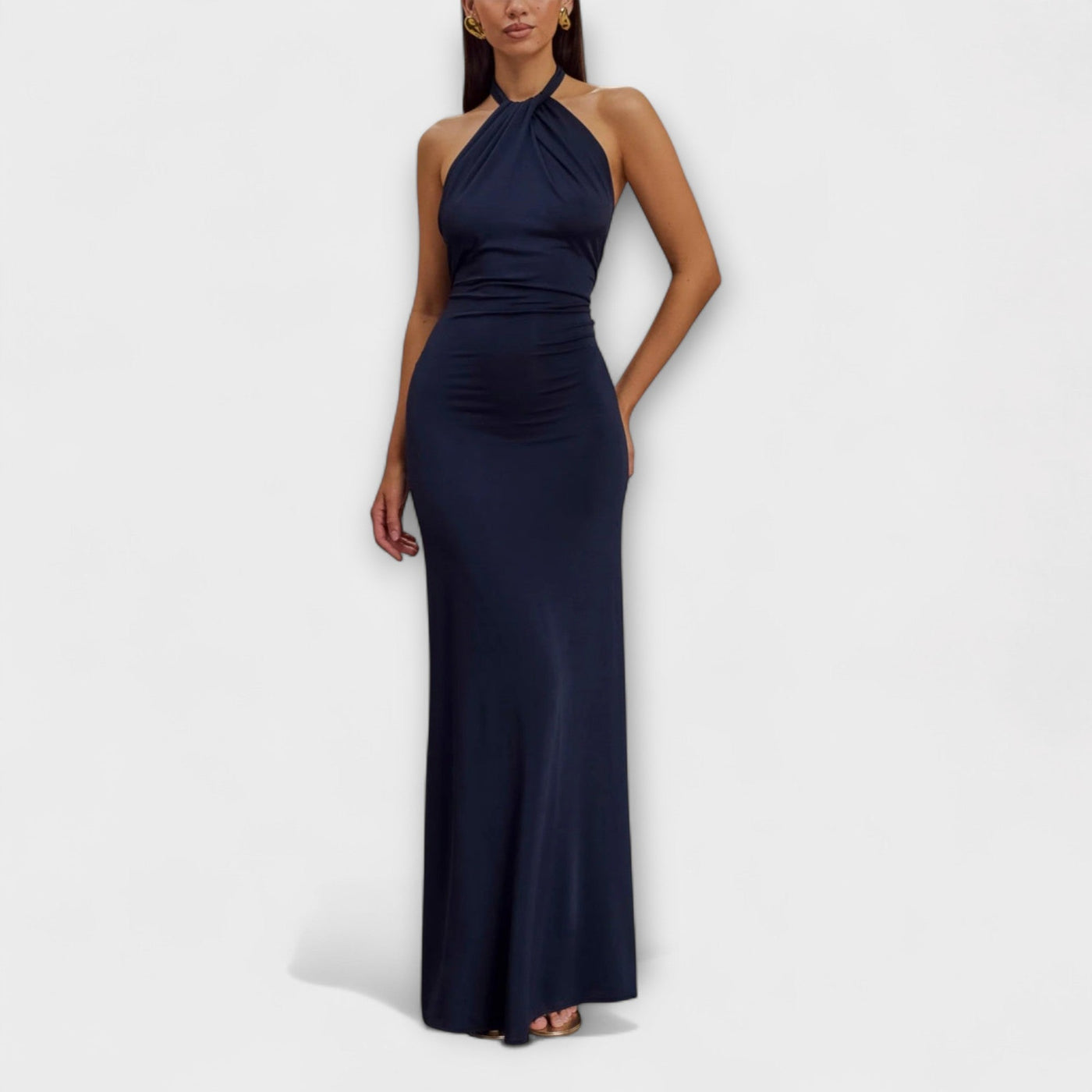 Lyra | Chic Halter Maxi Dress