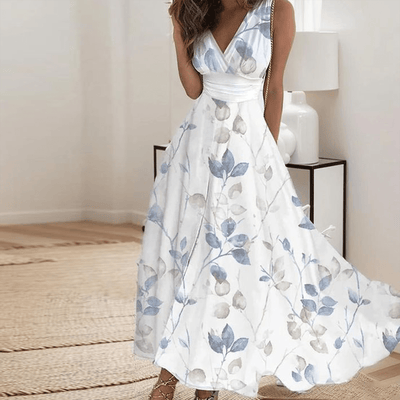 Flora | Elegant Floral Maxi Dress