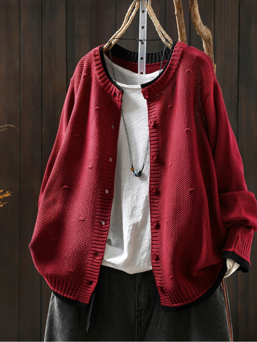 Isolde | Textured Cozy Cardigan