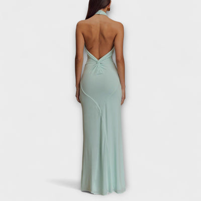 Lyra | Chic Halter Maxi Dress