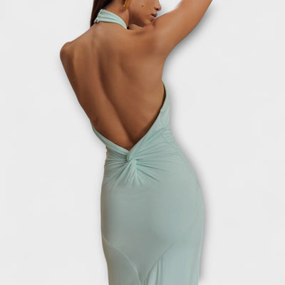 Lyra | Chic Halter Maxi Dress