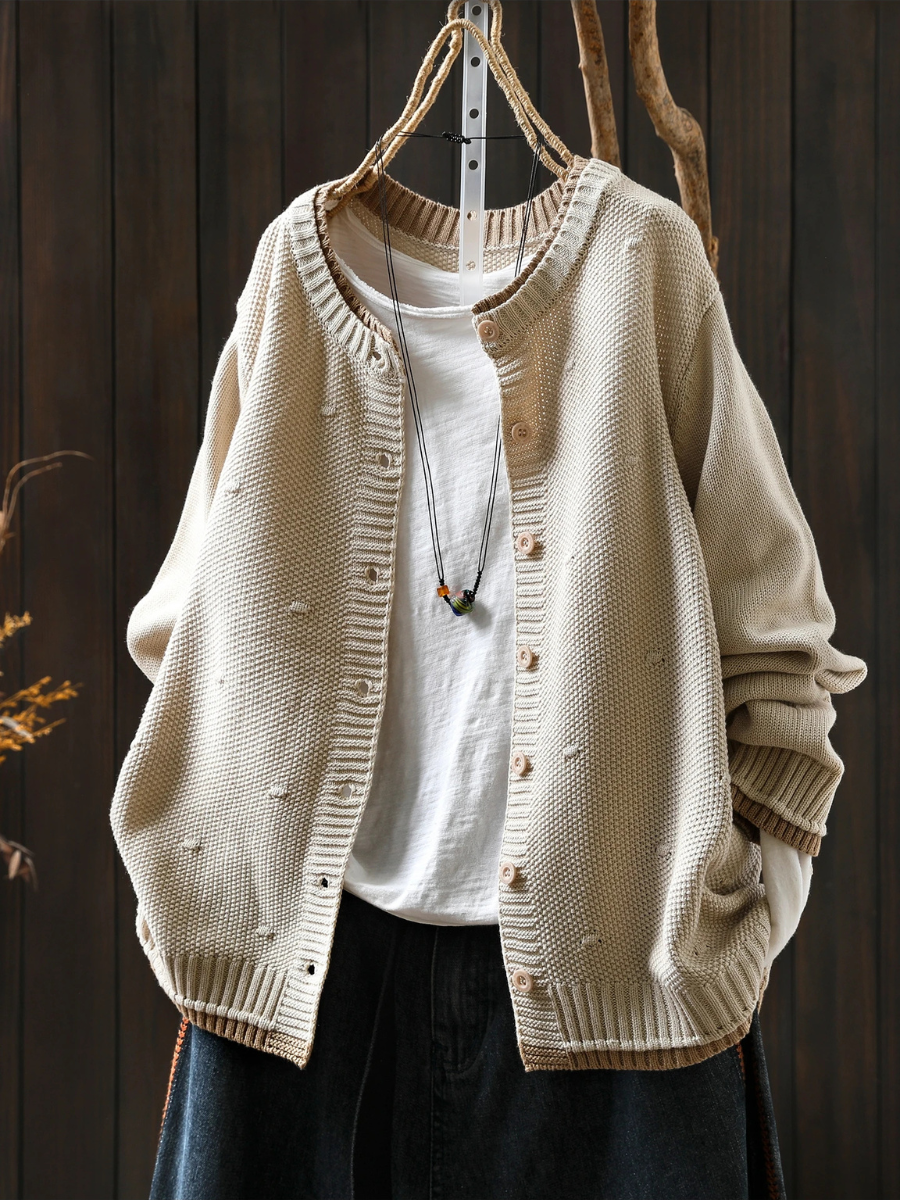 Isolde | Textured Cozy Cardigan
