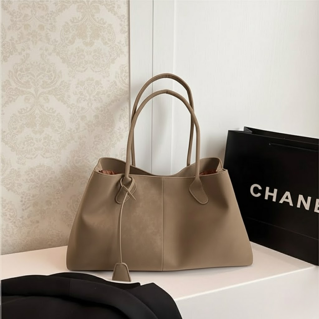Mira | Luxe Suede Tote Bag