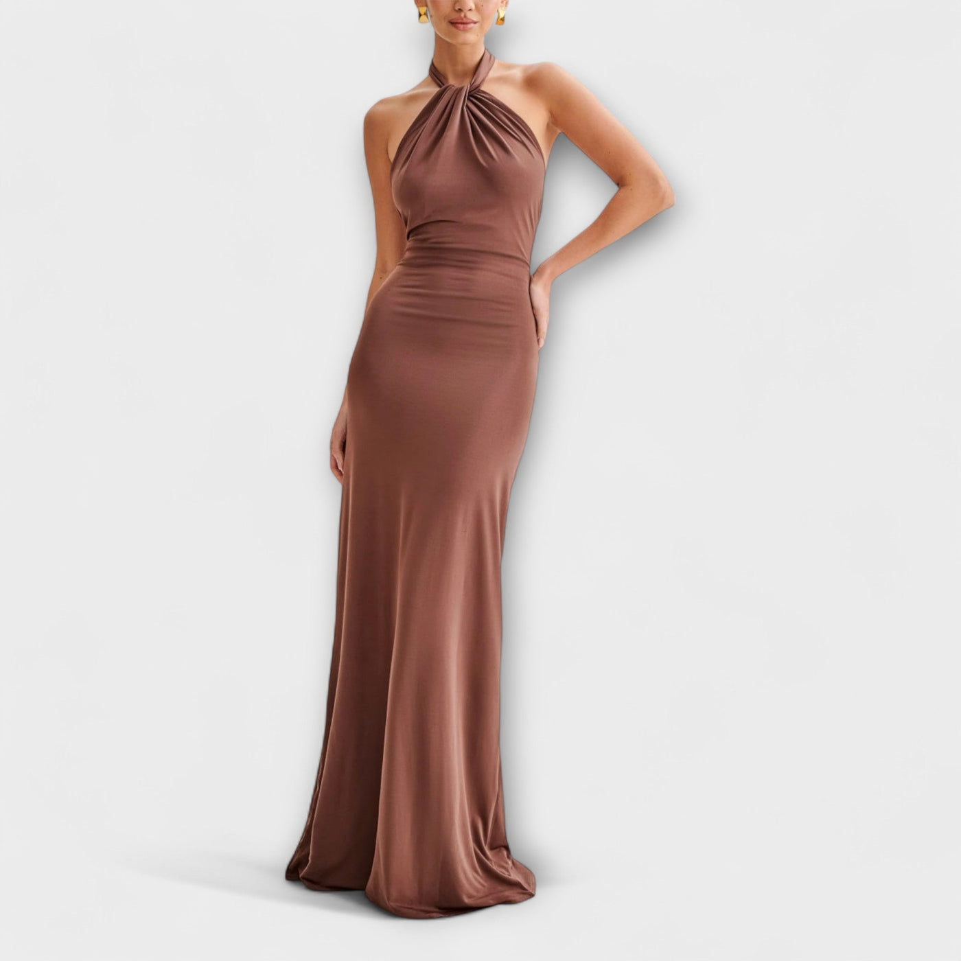 Lyra | Chic Halter Maxi Dress