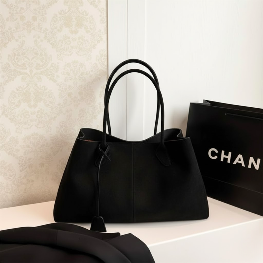 Mira | Luxe Suede Tote Bag