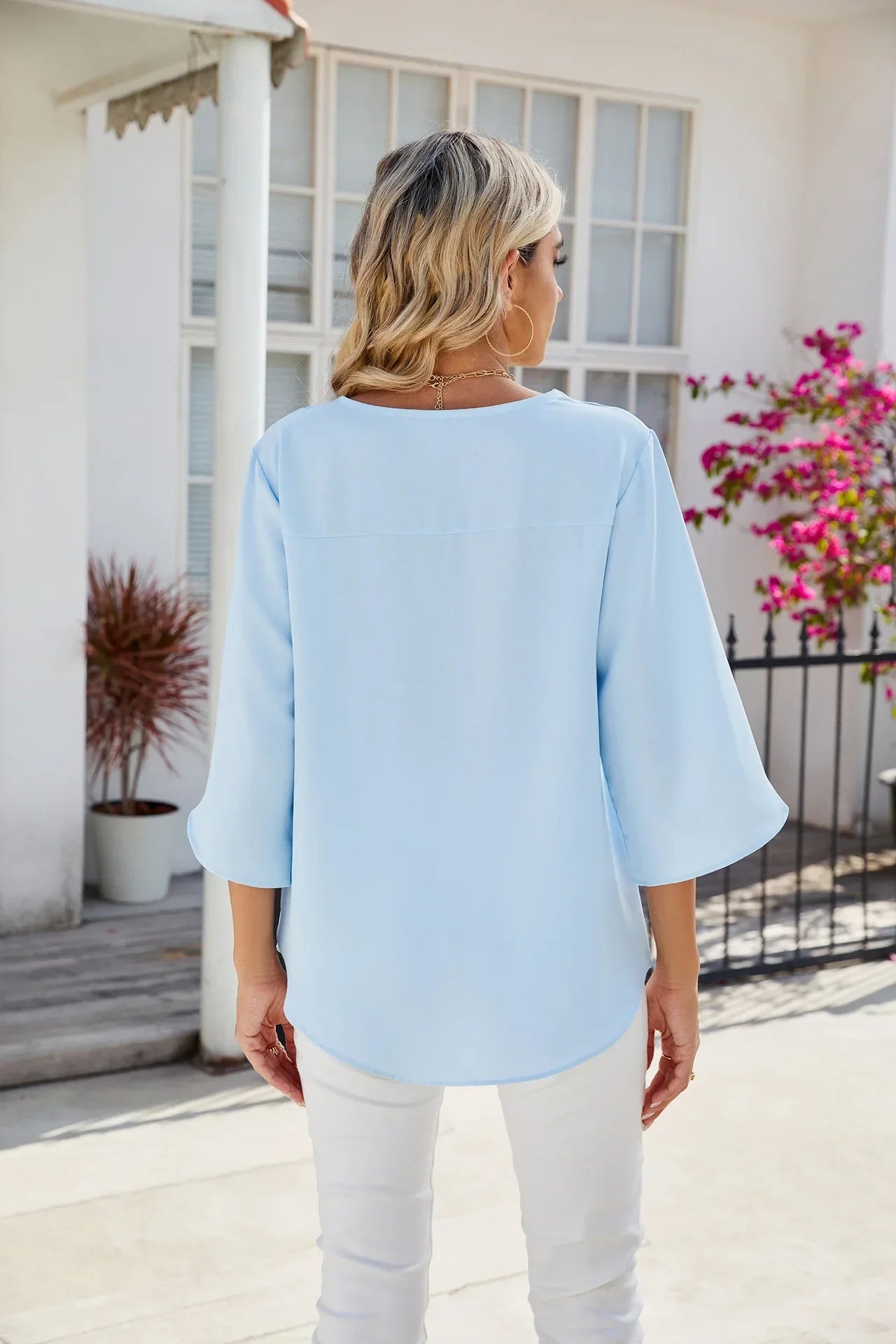 Esmira | Chic V-neck Blouse