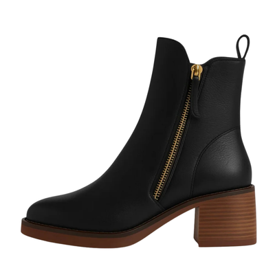 Zara | Chic Leather Ankle Boots