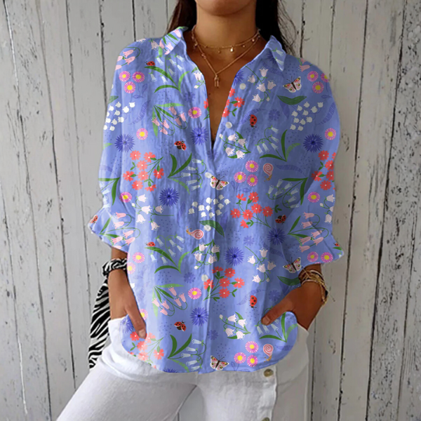 Mira | Vibrant Floral Blouse