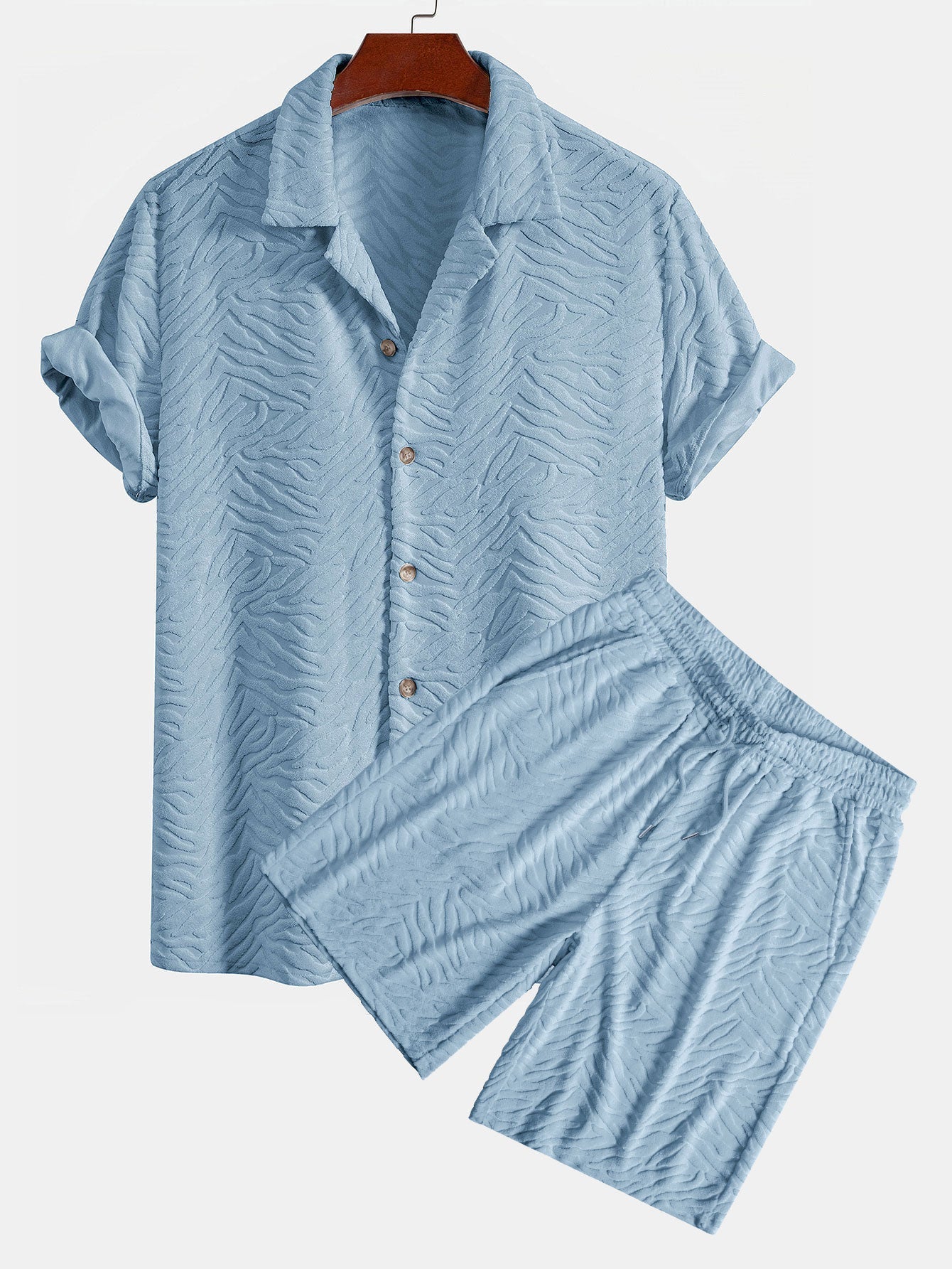 Cove | Animal Print Shirt & Shorts