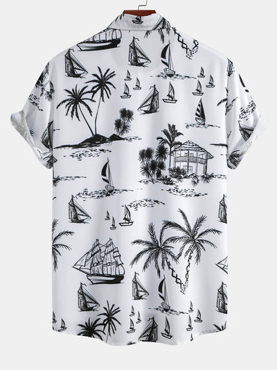 Breeze | Island Print Shirt & Shorts