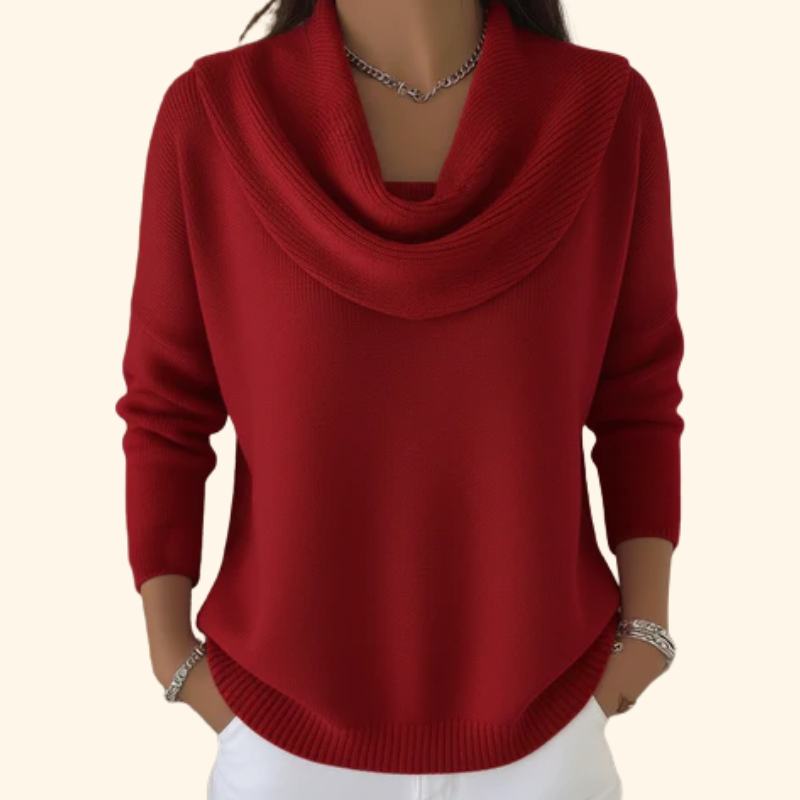 Elara | Chic Collar Sweater