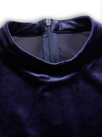 Elara | Chic Navy Midi Dress