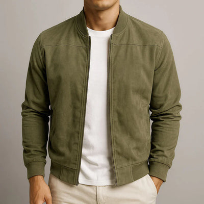 Ryder | Luxe Suede Bomber Jacket
