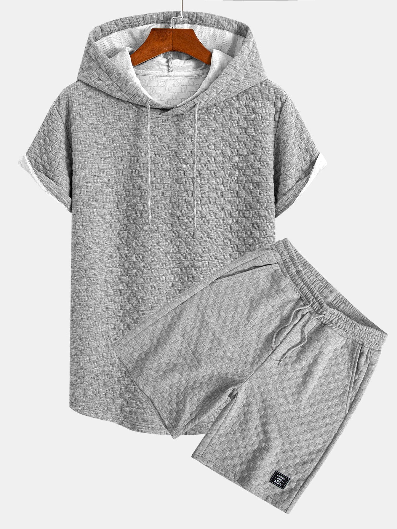 Zara | Chic Hooded Tee & Shorts