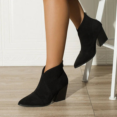 Cleo | Elegant Suede Ankle Boots