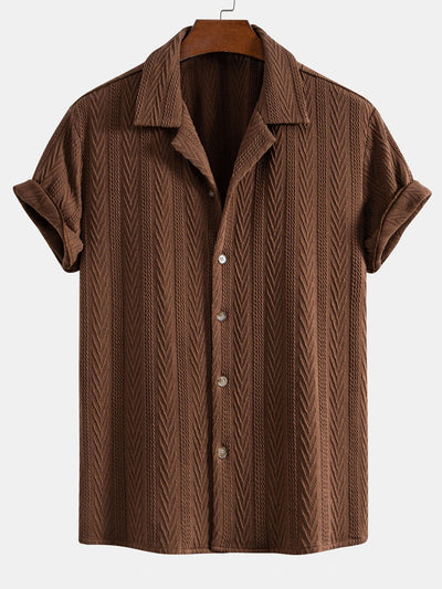 Nalu | Textured Cuban Shirt & Shorts