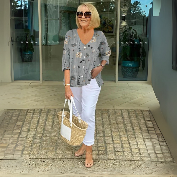 Jasmine | Chic Printed Tunic Top