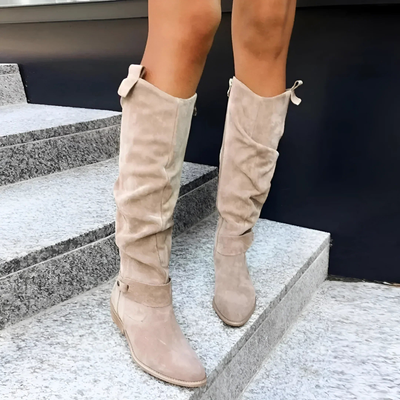 Cora | Chic Suede Knee Boots
