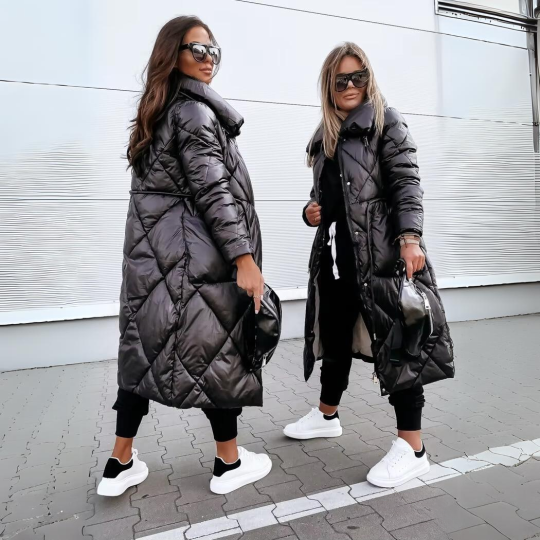 Mila | Luxe Quilted Long Puffer