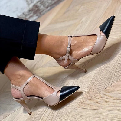 Zara | Chic Two-Tone Court Shoes