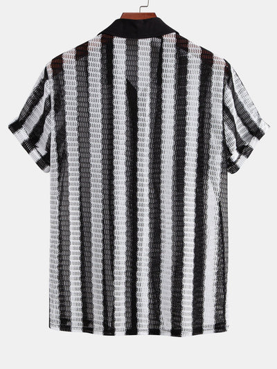 Breezy | Striped Button-Up Shirt