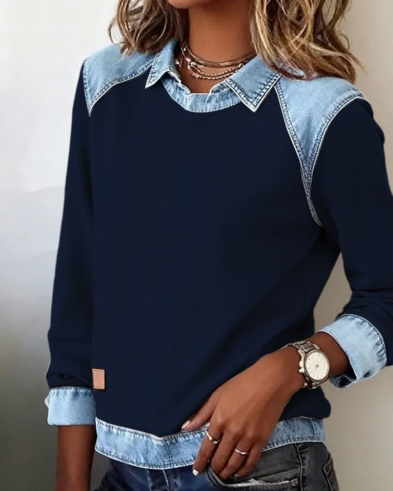 Luxe | Chic Long-Sleeved Blouse