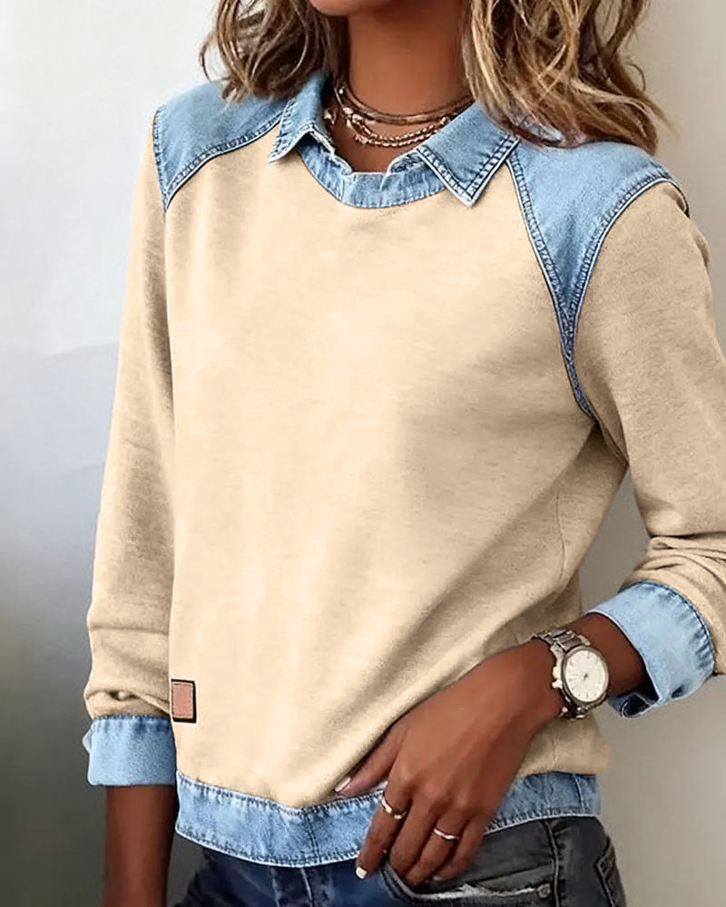 Luxe | Chic Long-Sleeved Blouse