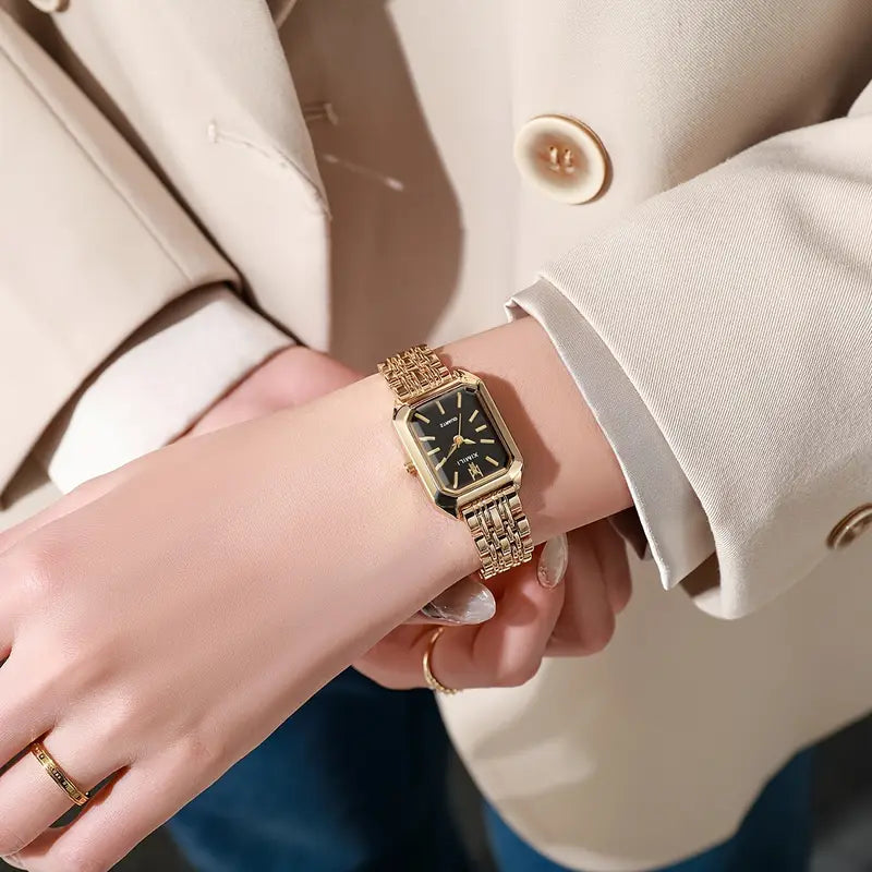 Zara | Luxe Gold Link Watch